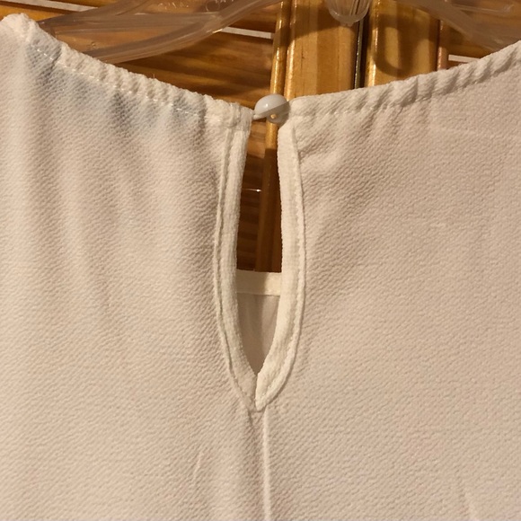 Sweet Long Sleeve White Woman’s Dress - Picture 5 of 8